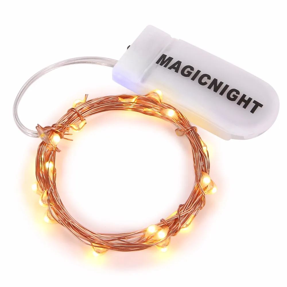 Magicnight [3 комплекта] гирлянда с 20 светодиодами из медной проволоки 7 футов/2 м для