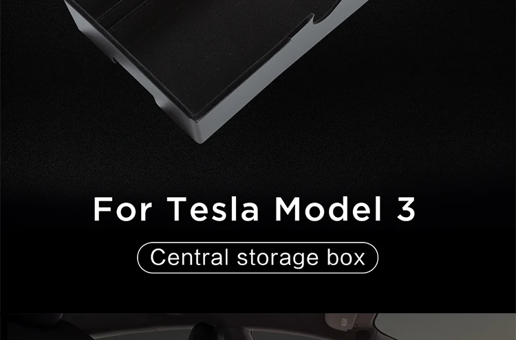 LUCKEASY Автомобильная Центральная коробка для хранения для Tesla модель 3- салонные аксессуары центральной консоли Организатор