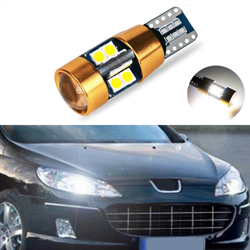 1x T10 W5W 168 194 SMD лампы для парковки без ошибок распродажа ламп Peugeot 307 206 301 207 2008 508 3008 406