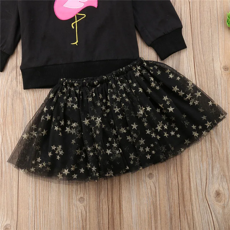 Осенняя одежда для детей модные топы с длинными рукавами и вышивкой в виде