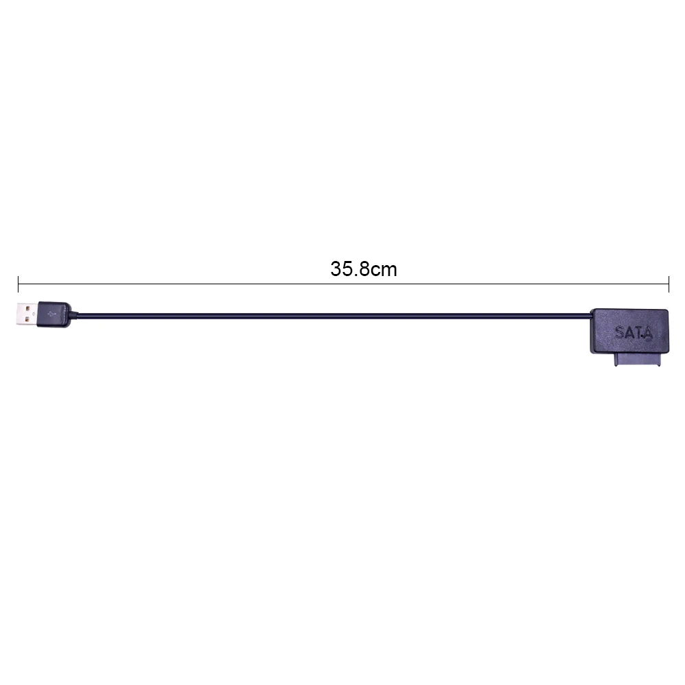 CHIPAL USB 2 0 до 7 + 6 13Pin мини SATA II Кабель адаптер с Светодиодный индикатор для ноутбука