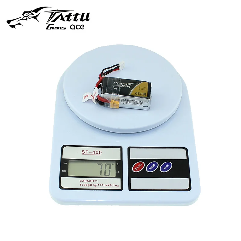 Литий полимерный аккумулятор tattu 3 S 850 мАч 45C 11 1 В XT30 XT60 с разъемом FPV рамка Дрон