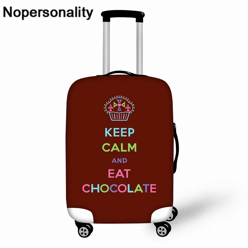 L1688 Nopersonality Синий 18-32 дюймов Чехол для костюма, пылезащитный чехол, чемодан на колесиках, эластичный защитный чехол, модные аксессуары для путешествий - Цвет: L1688