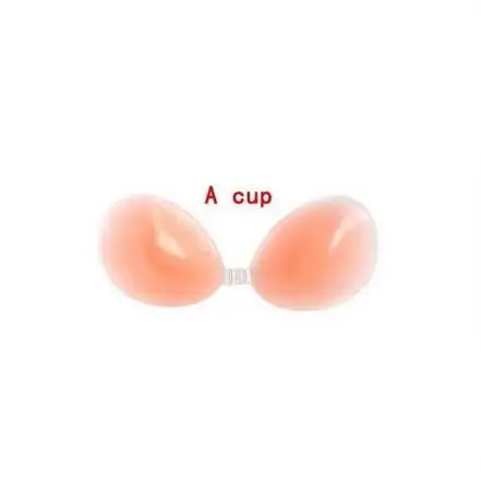 1 pair A cup Сексуальный женский бюстгальтер без бретелек, невидимые вставки, пуш-ап, бюстгальтер, наклейки на соски, с открытой спиной, невидимый, самоклеющийся, силиконовый, усилитель груди - Цвет: 1 pair A cup