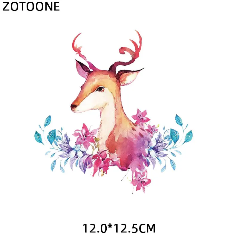 820 ZOTOONE Байкер овца череп теплопередача патчи для одежды стикер DIY Милый Железный на переводе термоколлагенты футболка с принтом G - Цвет: 820