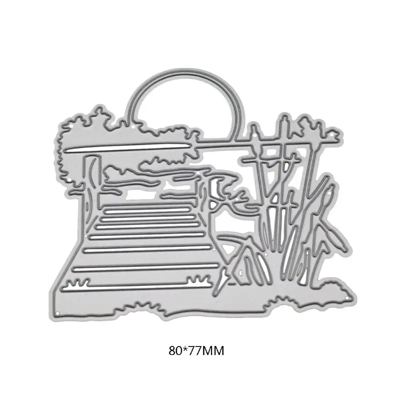 Lakeside View металлические режущие штампы трафарет для скрапбукинга &quotсделай сам&quot