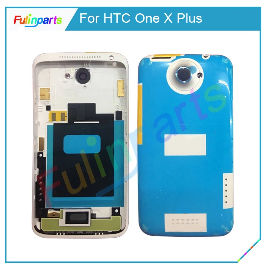 Для HTC One X Plus/One + задняя крышка корпус Батарейная дверь с объективом камеры