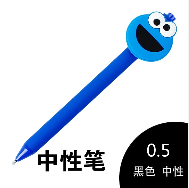 9 ELMO doraemon PEKO-chan конфетный цвет, матовый 0,5 мм черная гелиевая ручка для обучения канцтовары шариковая ручка для детей - Цвет: 9