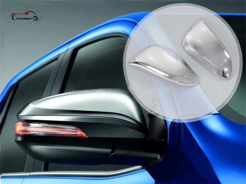 Хромированная крышка зеркала заднего вида зеркало hilux с подсветкой для 2015 2016 2017