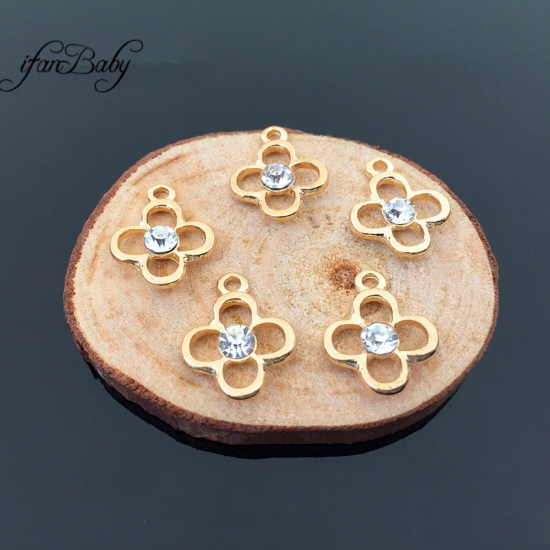 

Buttons for DIY accessories Metal rhinestone Pendant