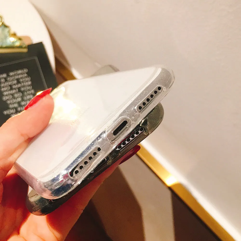 Ascromy для iPhone XS Max чехол Роскошный Ультратонкий с блестками телефона X XR 8 плюс 7 6 S