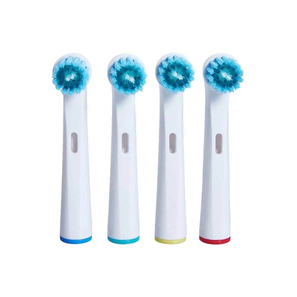Сменные насадки для электрической зубной щетки Oral B 4x подходят моделей Advance Power/Pro