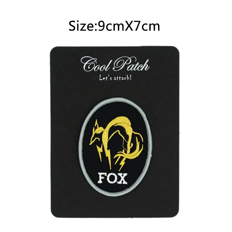 Вышитая лисица приклеивается утюгом на крутой липучке | Дом и сад