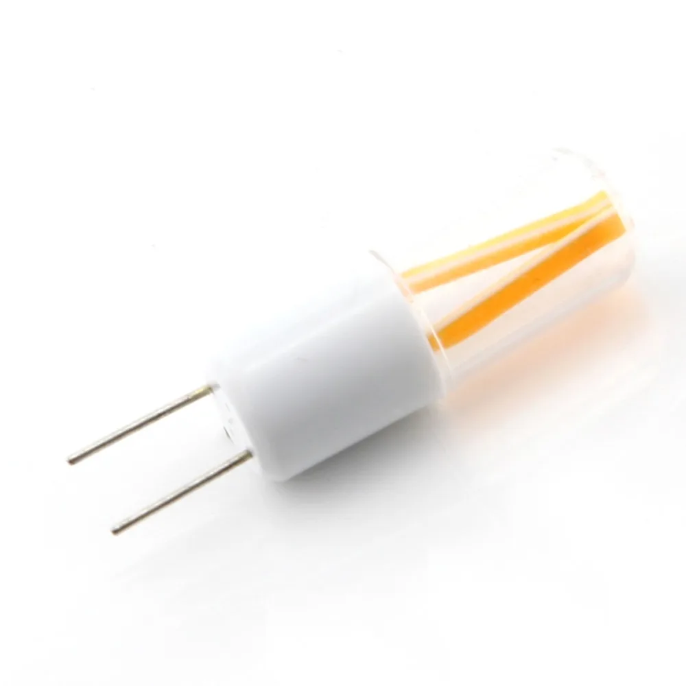 10 шт. Новое поступление светодиодный нити G4 COB лампы 3 Вт AC/DC 12V COBLamp заменить для