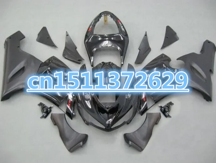 

Fairing Fit For Ninja ZX6R 2005 2006 ZX-6R 05 06 All Flat Black Matte-Dor D