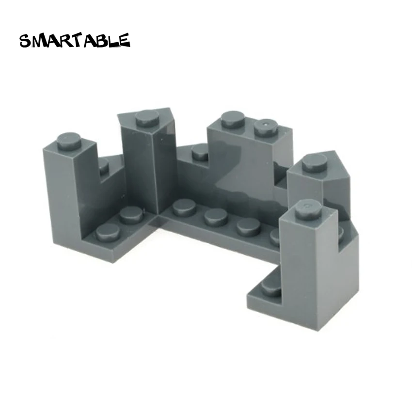 Smartable 4x8x2.3 1/2 Castle Walls Tower Building Block MOC Parts Toys For Kids Creative Compatible 6066 10pcs/lot | Игрушки и хобби