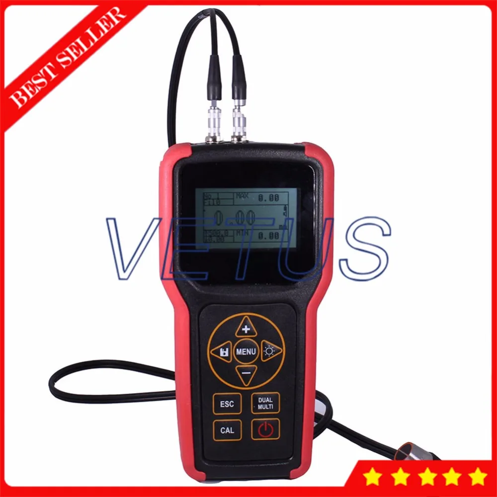 Цифровой Ручной ультразвуковой измеритель толщины с импульсным эхом модель из