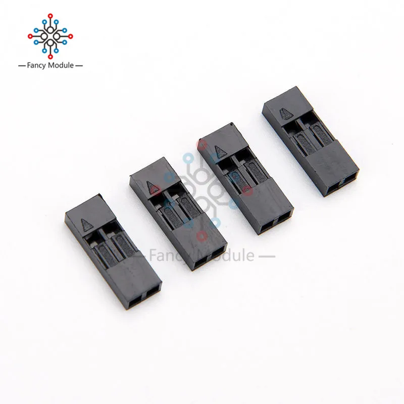 100 шт. 2 54 мм 2P кабель Dupont с перемычкой и штырьковым разъемом|dupont connector 2p|dupont 2pconnectors