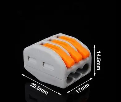 20 шт. универсальная компактная Клеммная колодка с рычагом | Обустройство дома