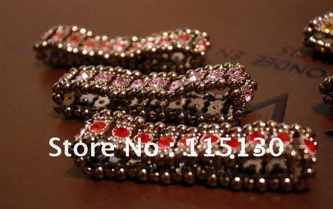 Винтажное украшение из страз браслеты для женщин черный богемный