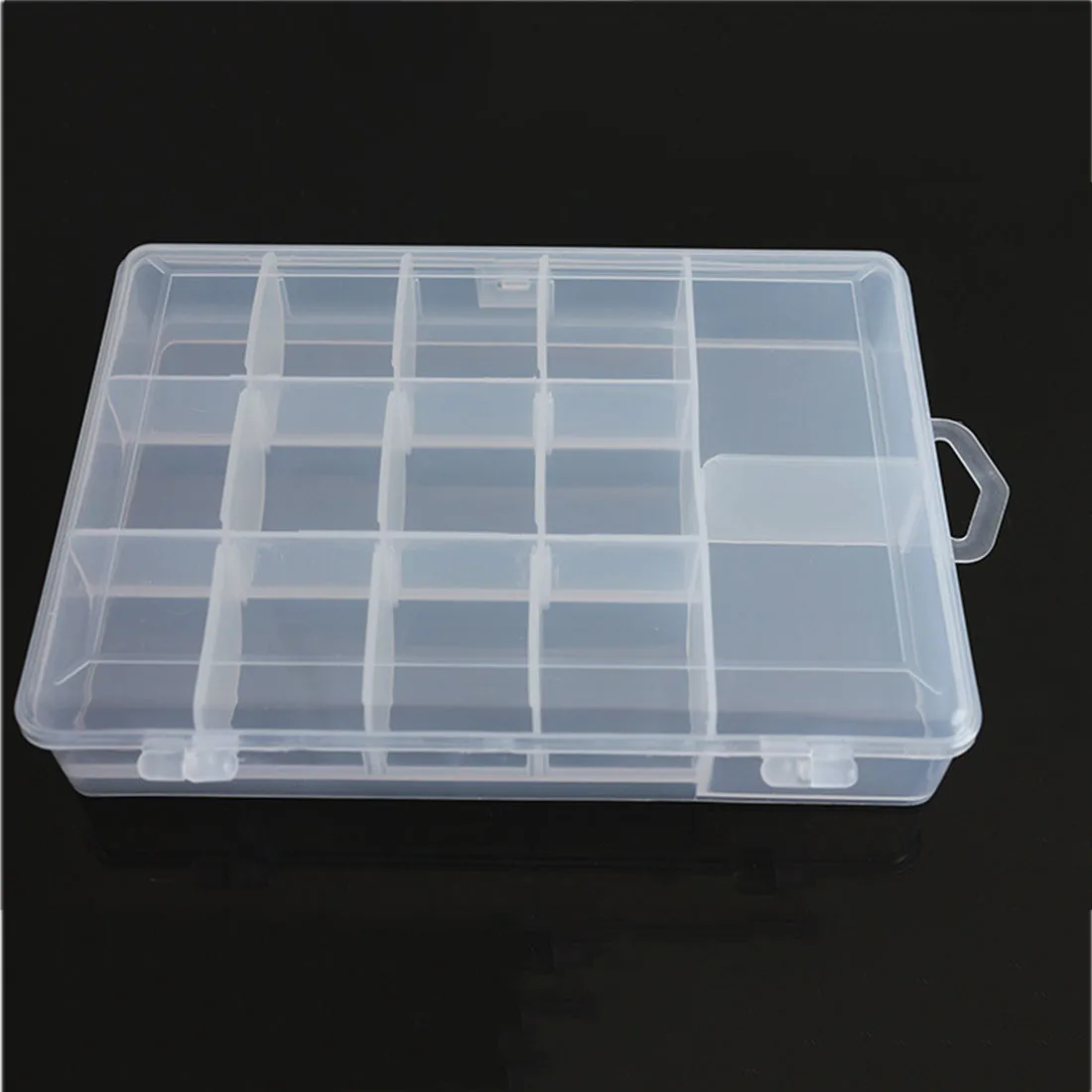 Регулируемый 14 сетки съемные электронные компоненты коробка для хранения в