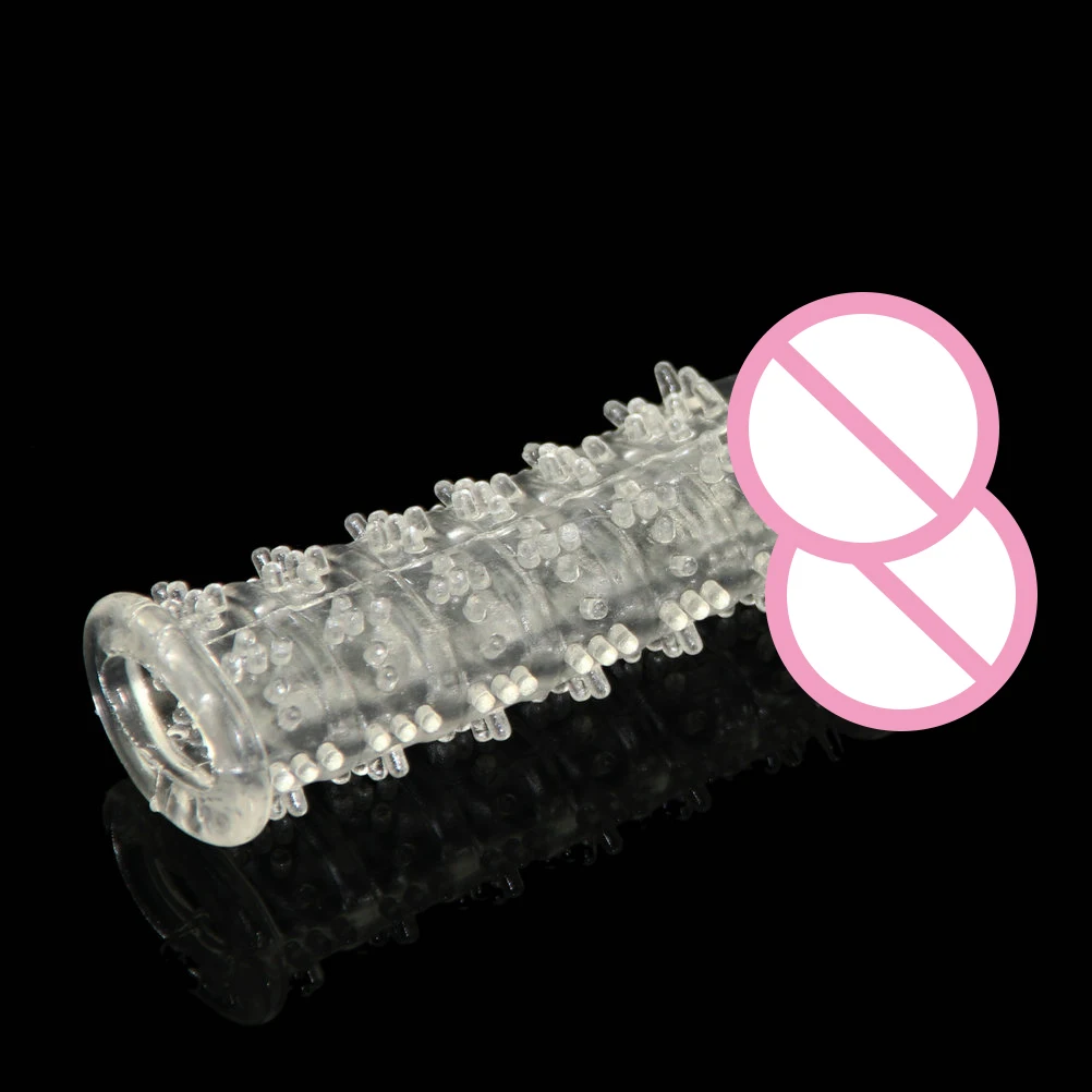 Расширитель пениса candiway в горошек смелый многоразовый фаллоимитатор чехол для