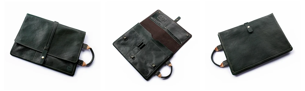 Gathersun сумка для ноутбука из натуральной кожи для Macbook Pro/Air 1" 15" Заказная сумка для ноутбука из воловьей кожи с боковой ручкой
