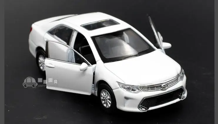 Модель из 1:36 сплава для Toyota Camry, Высококачественная модель, 2 автомобиля с открытой дверью, металлические литья, игрушечные транспортные средства