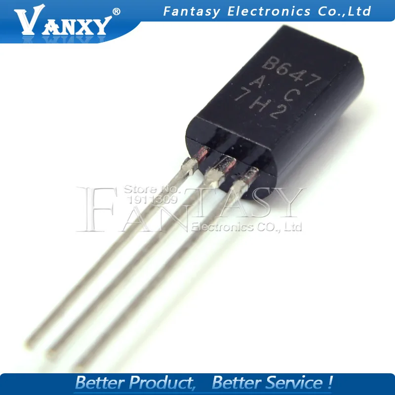 50PCS 2SB647AC 2SB647A TO92 2SB647 TO-92L B647 Triode new and original | Электронные компоненты и принадлежности