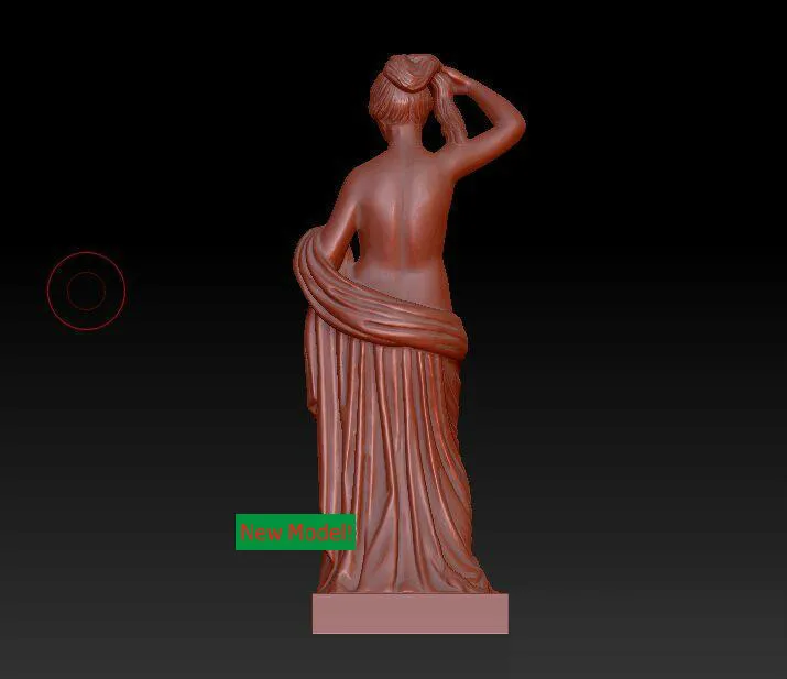 Модель 3D формат stl для машины с ЧПУ женщин длинными волосами|3d model stl|model stl3d models |