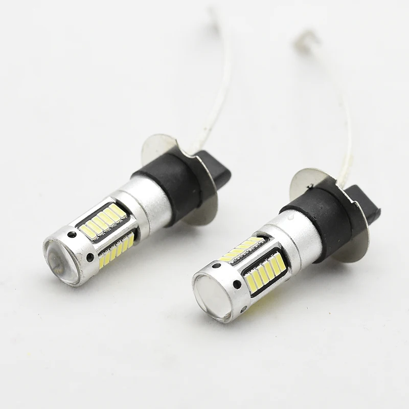 2X H3 светодиодный 30SMD 4014 чипы PK22S туман светильник противотуманные фары DC12V цвет: