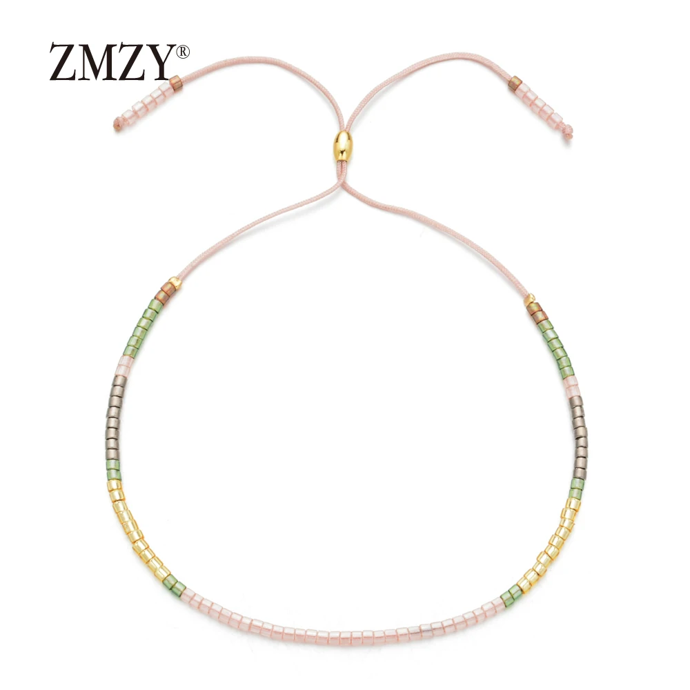 ZMZY Мини стеклянные бусины с кристаллами, богемные очаровательные браслеты для женщин Miyuki Delica Pulseira Feminina Lover, модные ювелирные изделия (art.: 7b1b3afdf) - 7b1b3afdf