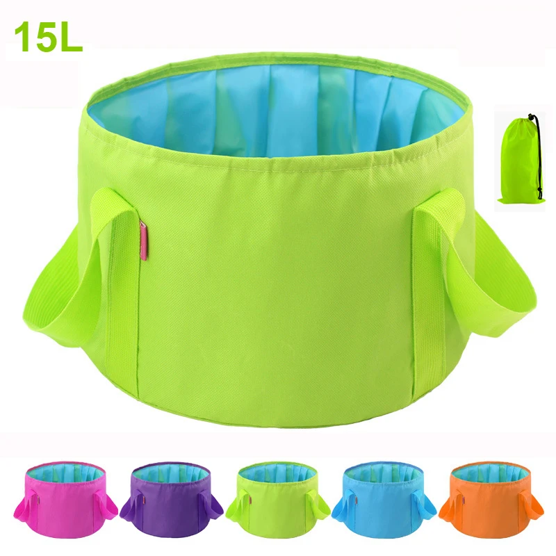 15л складной портативный умывальник для кемпинга путешествий на открытом