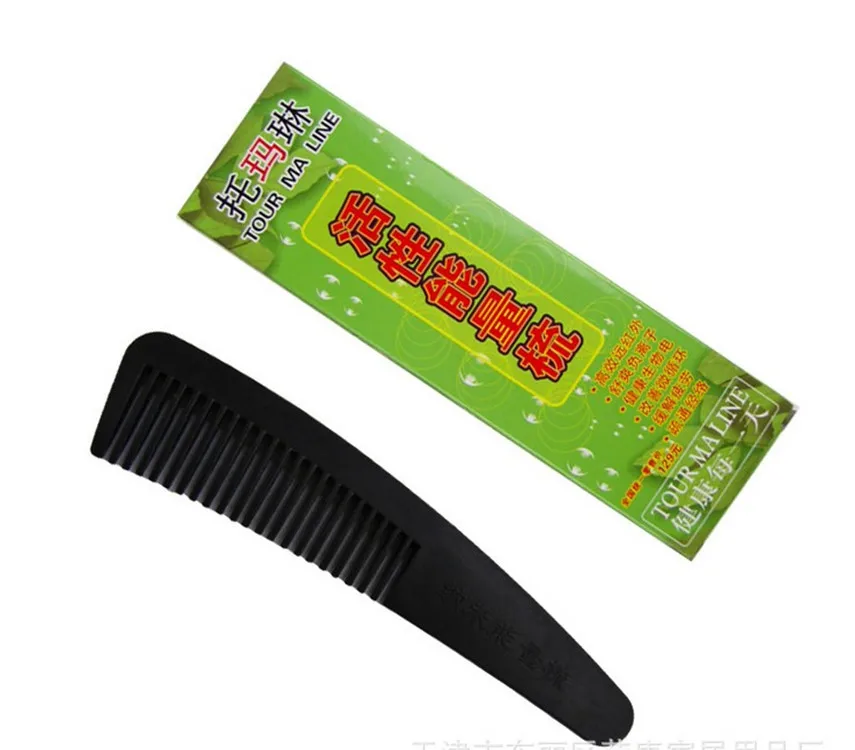 Турмалиновая Магнитная расческа для волос нано Массажная Расческа с розничной