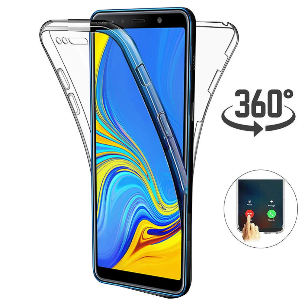 Чехол для Samsung Galaxy S8 S9 Note 8 9 S10 Plus S10e A10 A30 A40 A50 M10 360 градусов | Мобильные телефоны и