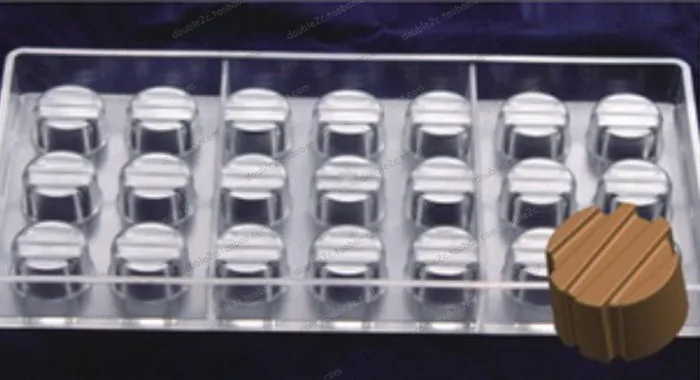 Поликарбонатные формы для шоколада 21 стаканчик moldes de policarbonato para chocolates полые DIY