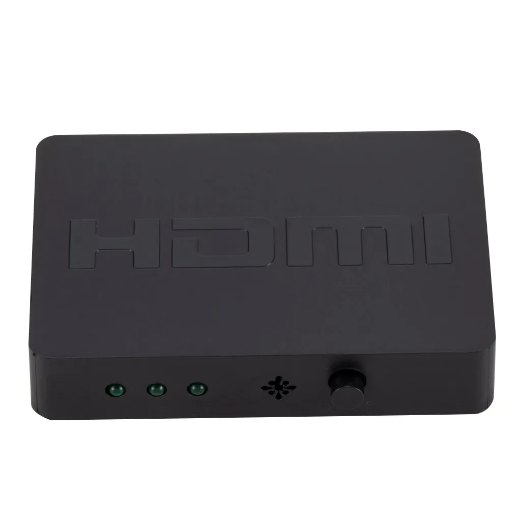 3-портовый разветвитель HDMI 3x1 автоматический переключатель 3-в-1 1080p HD 1 4 с пультом