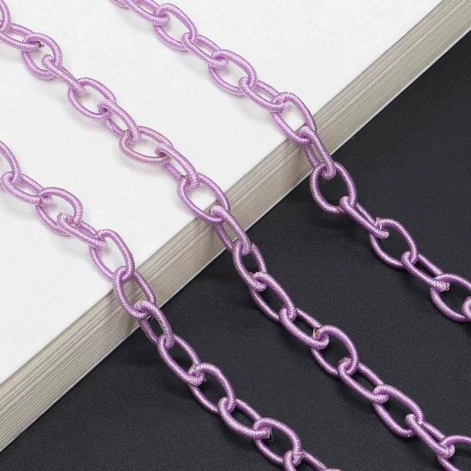 Purple Красочные студенческие очки держатель цепи шеи шнур ремень веревка спортивный ремешок шнур держатель для влюбленных глаз аксессуары - Цвет: Purple