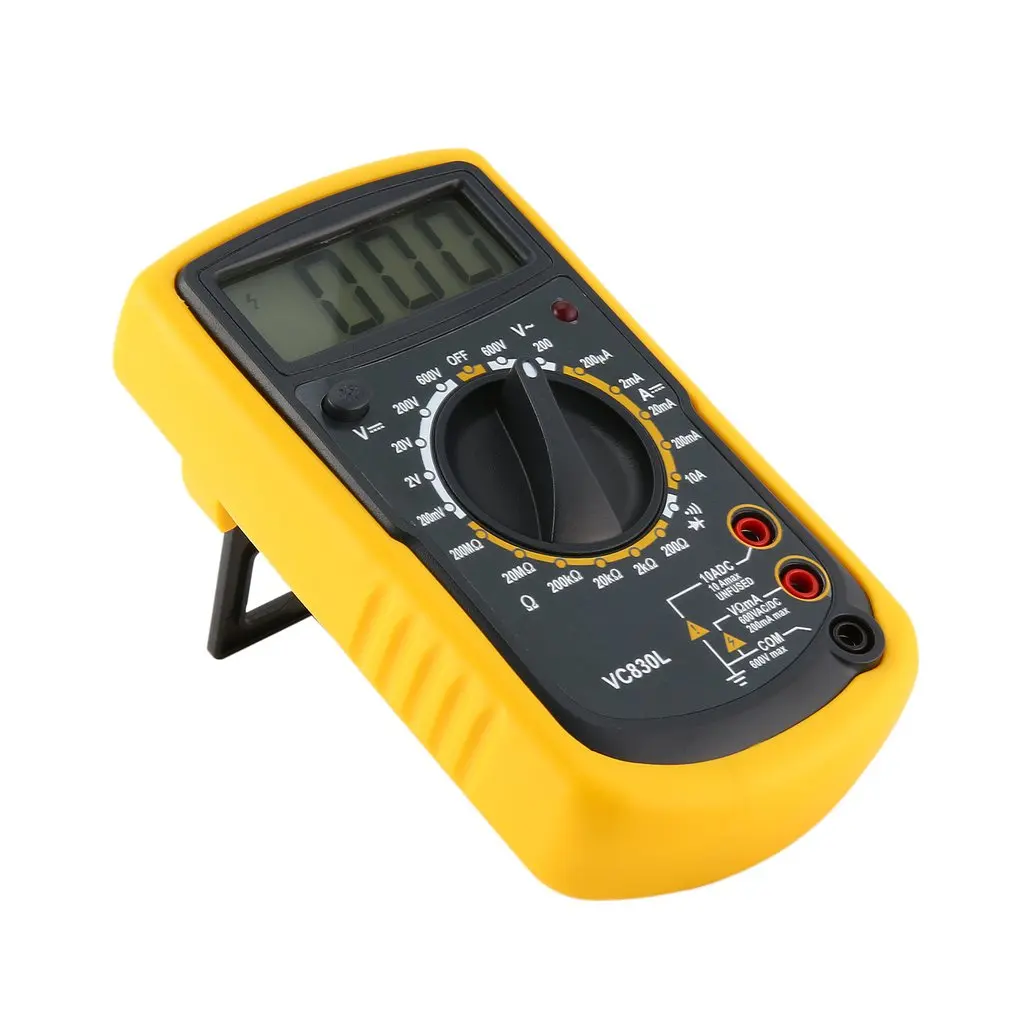 JTW VC830L 1999 Portable Backlight LCD Digital Multimeter AC/DC Voltmeter Ammeter Diode Resistence Continuity Tester | Инструменты