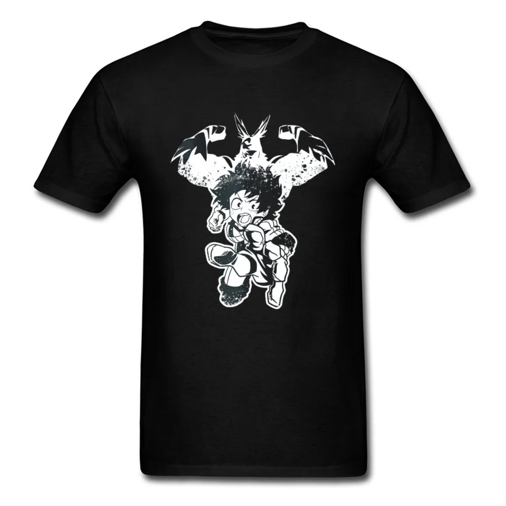 Черная футболка Boku No Hero academic забавные Аниме футболки My One For All Deku Smash мужские Plus Ultra