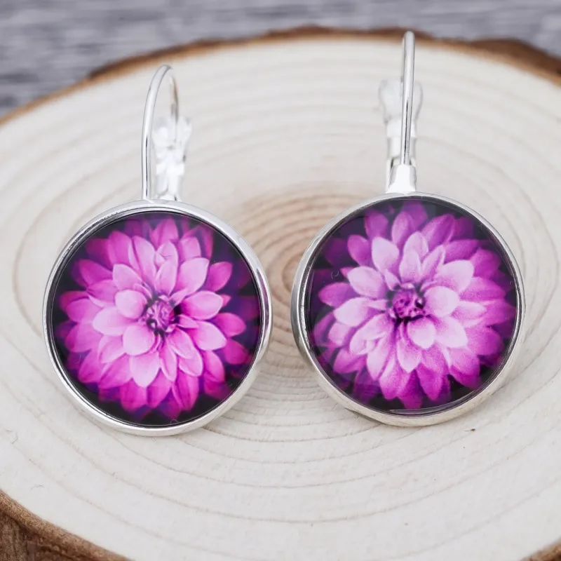 Женские этнические висячие серьги Boho модные круглые золотого и серебряного