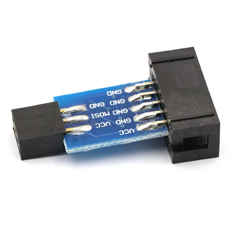 10 Pin to 6 Adapter Board for AVRISP MKII USBASP STK500 | Электронные компоненты и принадлежности