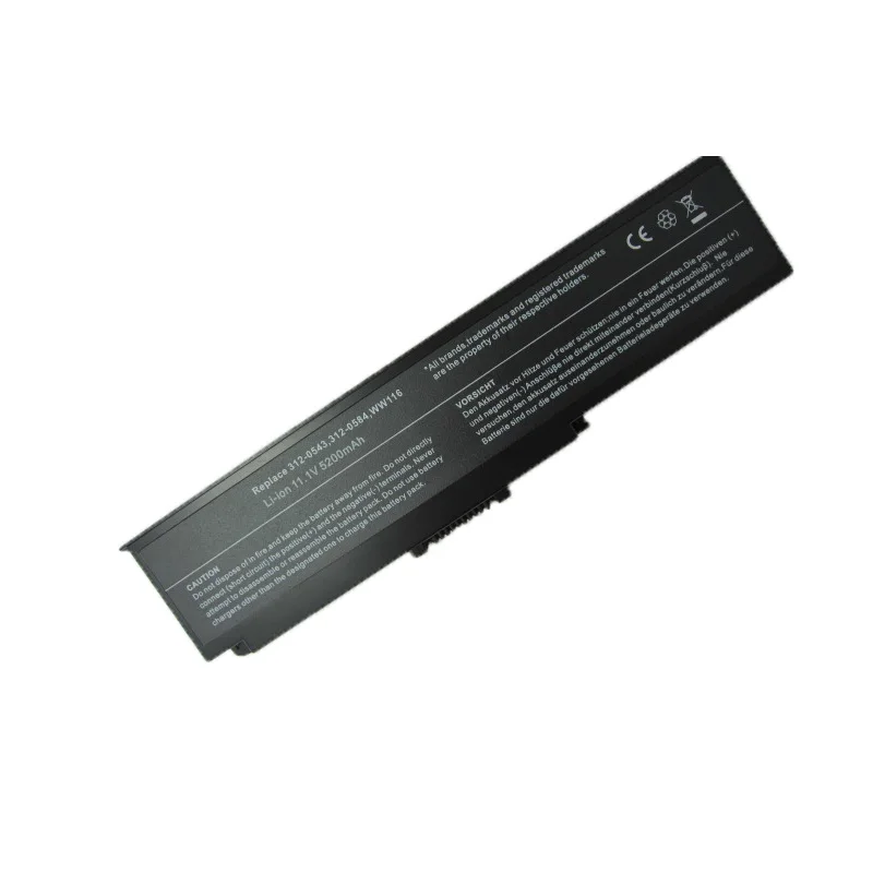 HSW 5200mah 6 ячеек батареи ноутбука WW116 312-0543 312-0584 451-10516 FT080 FT092 KX117 NR433 для Dell Inspiron 1420 Vostro