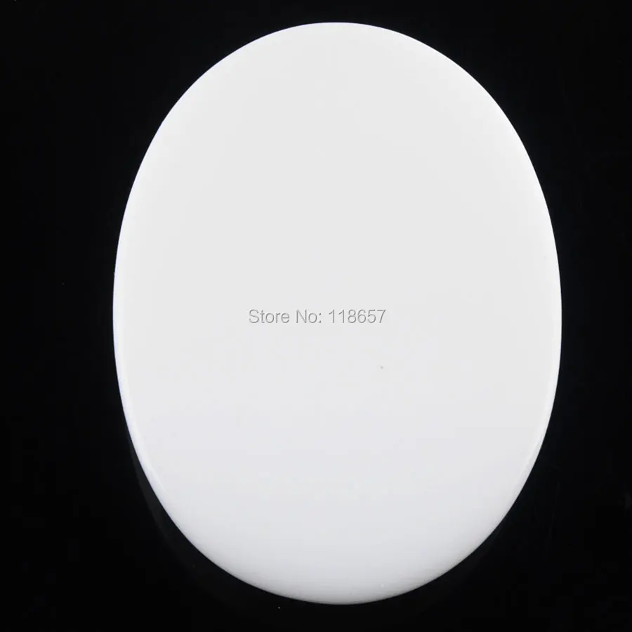 Natural White Jades Gem Stones Oval Cabochon CAB No Drill Hole 30x40x8mm Jewelry Making 1PCS IU3146 | Украшения и аксессуары