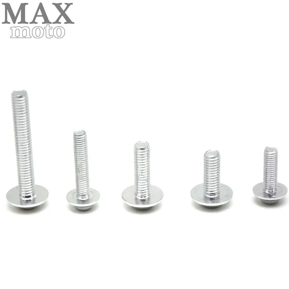 Universal Motorcycle Aluminium Fairing Bolts Fastener Clips Screw for Kawasaki W800 ZZR1200 ZRX1100 ZRX1200 ZZR1100 ZXR100 | Автомобили и