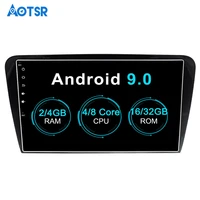 aotsr android 9 0 gps navigation car dvd player for skoda octavia 2014 2017 multimedia radio recorder 4gb32gb 2gb16gb