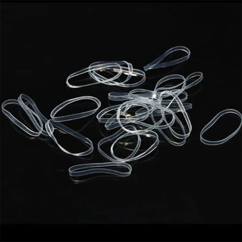 250pcs/bag Child Baby Gum for Hair TPU Disposable Elastics Bands Girls Ponytail Holder Rubber Accessories |