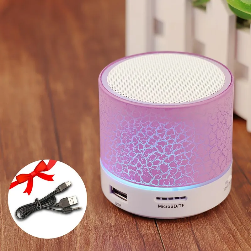 GETIHU беспроводной портативный Bluetooth динамик мини светодиодный музыкальный аудио TF USB FM стерео звук динамик для телефона Xiaomi Колонка для компьютера