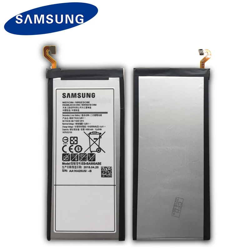 Оригинальный аккумулятор для телефона Samsung Galaxy A9 A900 A9000 4000 Edition EB BA900ABE 2016