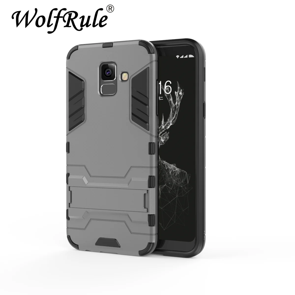 Gray Чехол для samsung Galaxy A6 Plus чехол для samsung Galaxy A6 силиконовый резиновый защитный чехол для samsung A6 Plus Funda - Цвет: Gray